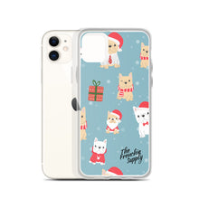 Load image into Gallery viewer, Frenchie iPhone Case - Holiday Fun