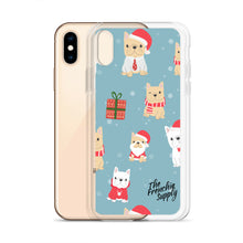 Load image into Gallery viewer, Frenchie iPhone Case - Holiday Fun