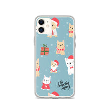 Load image into Gallery viewer, Frenchie iPhone Case - Holiday Fun