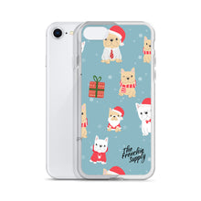 Load image into Gallery viewer, Frenchie iPhone Case - Holiday Fun