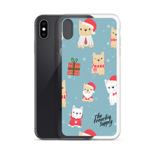 Load image into Gallery viewer, Frenchie iPhone Case - Holiday Fun