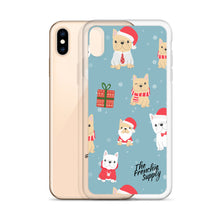 Load image into Gallery viewer, Frenchie iPhone Case - Holiday Fun