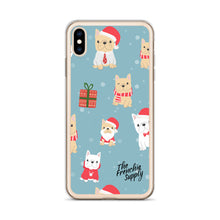 Load image into Gallery viewer, Frenchie iPhone Case - Holiday Fun