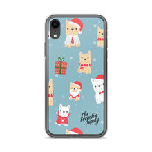 Load image into Gallery viewer, Frenchie iPhone Case - Holiday Fun