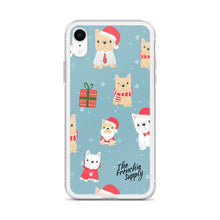 Load image into Gallery viewer, Frenchie iPhone Case - Holiday Fun