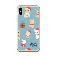 Load image into Gallery viewer, Frenchie iPhone Case - Holiday Fun