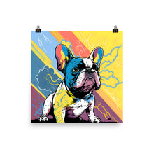 Load image into Gallery viewer, Abstract Frenchie Poster