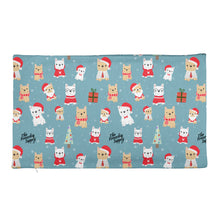 Load image into Gallery viewer, Holiday Frenchie Premium Pillow Case
