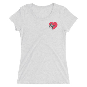 Frenchie Heart Women's Shirt